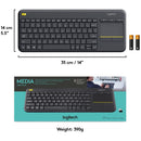 Buy Logitech K400 Wireless Touch Keyboard in Egypt | Shamy Stores