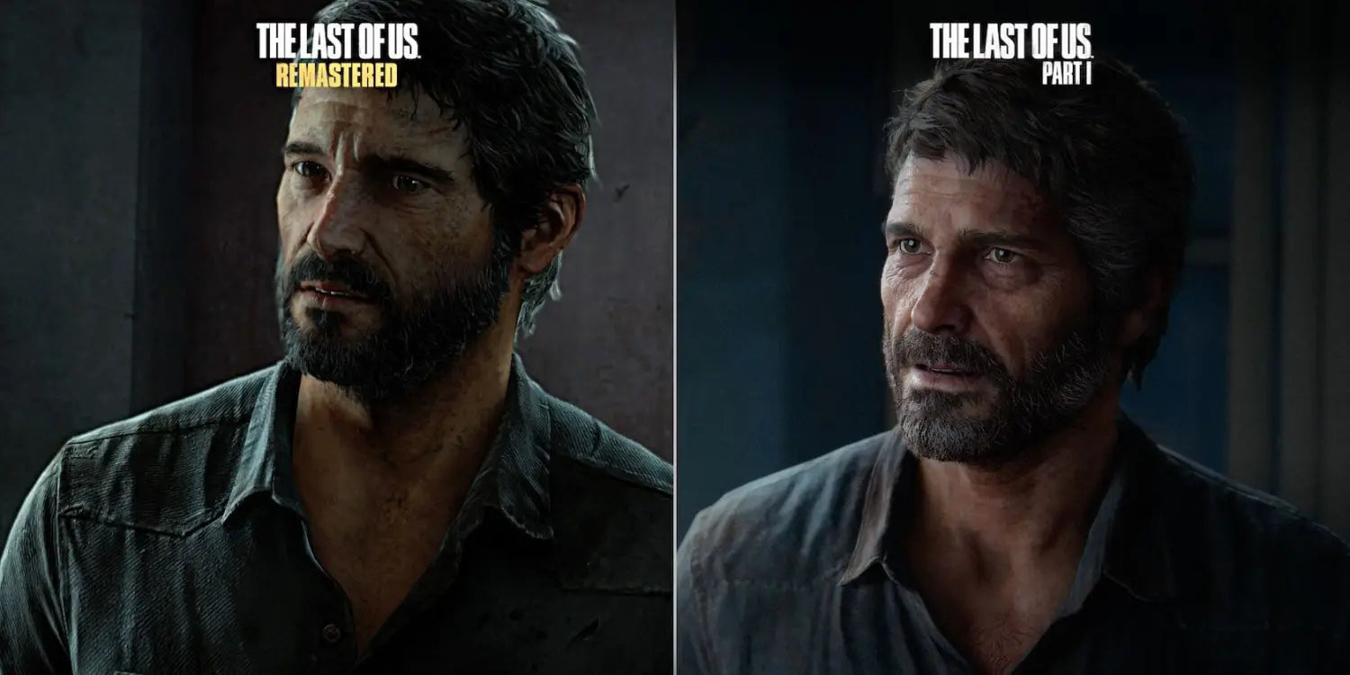 The last of us 1 - Remastered vs Remake