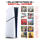 PS5 Digital Bundle – (Digital) Console + 10 Digital Games