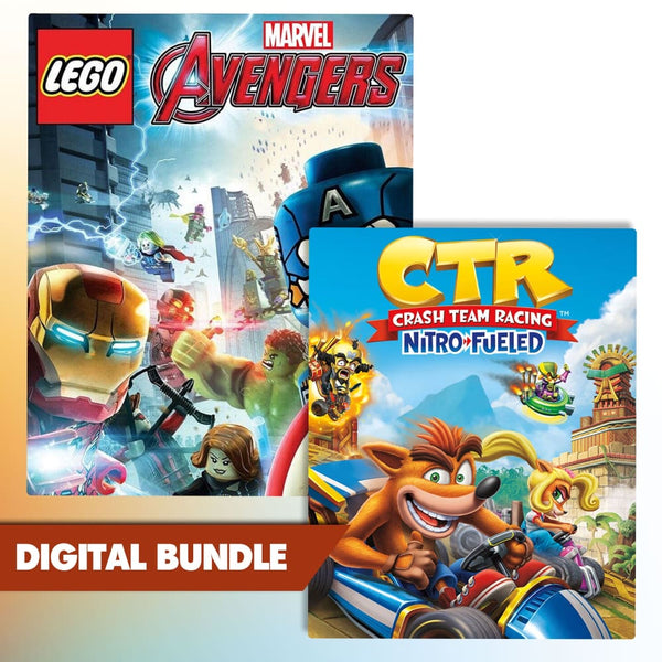Buy Crash Team Racing & Lego Marvel Avengers Digital Version In Egypt | Shamy Stores