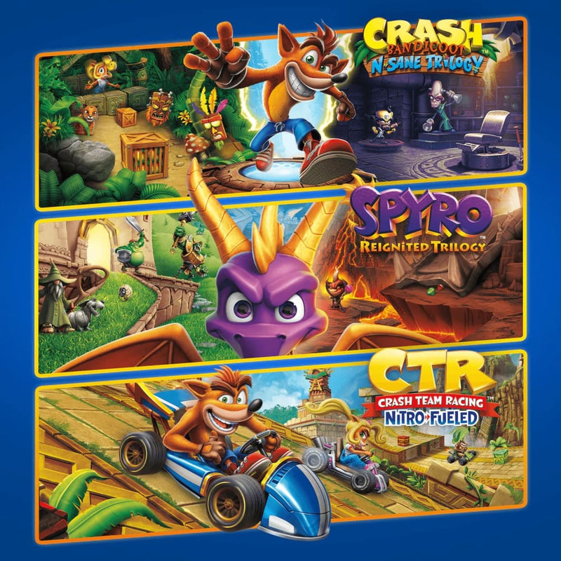 Buy Crash Team Racing™ + Spyro™ Reignited Trilogy + Crash Bandicoot™ N. Sane Trilogy – Ps4 & Ps5 (digital Bundle) in Egypt | Shamy Stores