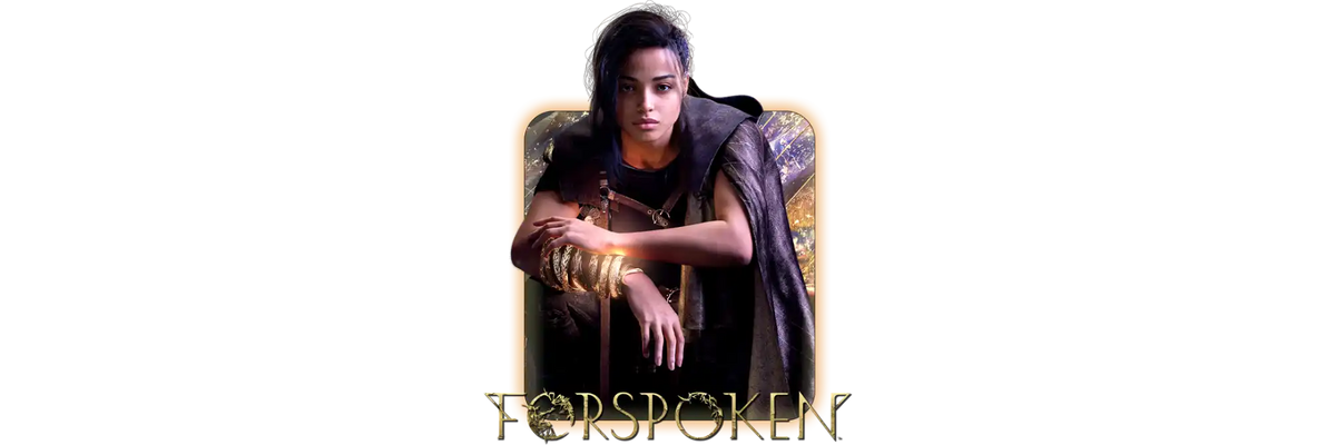 Forspoken video game cover.