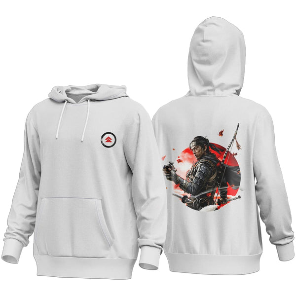 Buy Ghost of Tsushima Artwork 1 Hoodie - White in Egypt | Shamy Stores