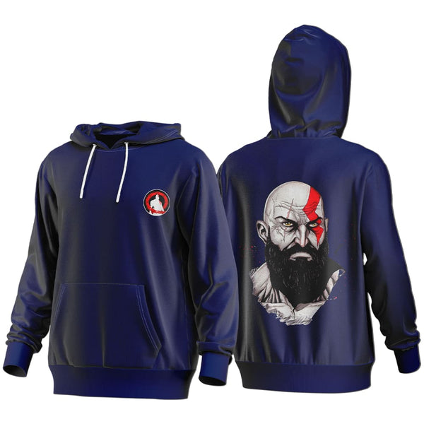 Buy God of War Artwork 1 Hoodie - Navy Blue in Egypt | Shamy Stores