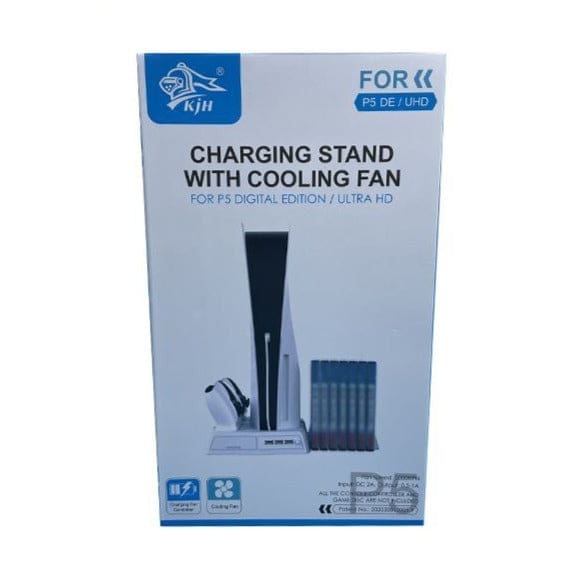 Buy Kjh Charging Stand with Cooling Fan for Playstation 5 in Egypt | Shamy Stores