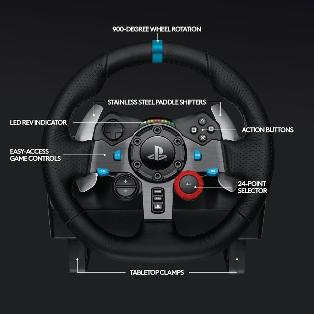 Buy Logitech G29 Driving Force Racing Wheel – Used (PS5/PS4/PC) in