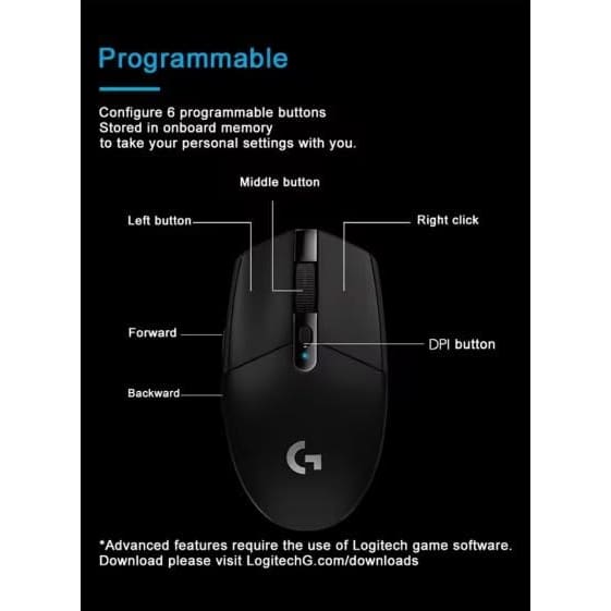 Buy Logitech G305 Wireless Gaming Mouse New in Egypt | Shamy Stores