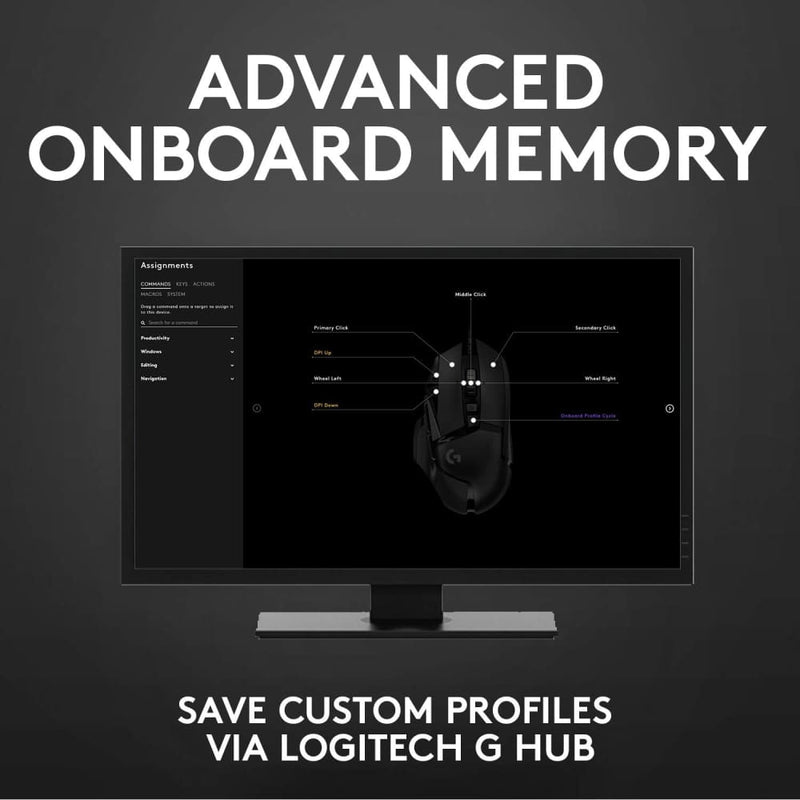 Buy Logitech G502 Gaming Mouse New in Egypt | Shamy Stores
