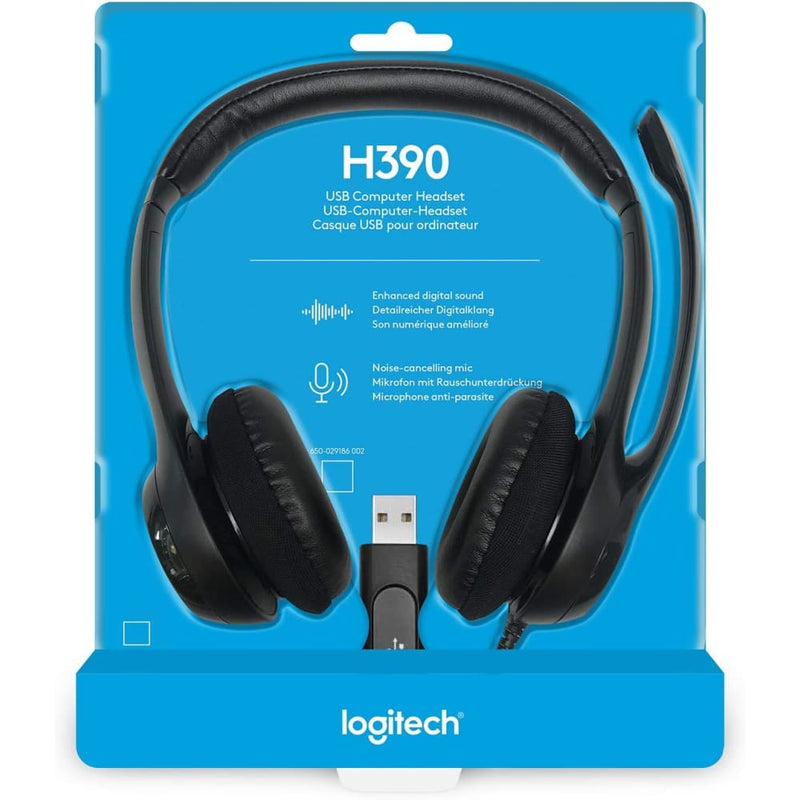 Buy Logitech H390 Wired Headset In Egypt | Shamy Stores