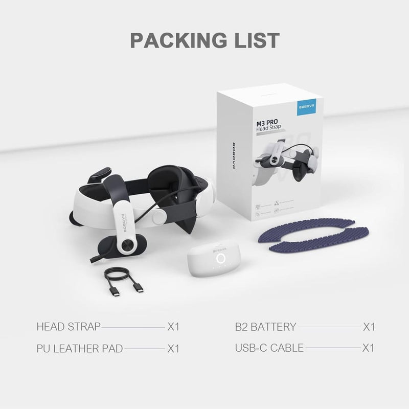Buy M3 Pro Head Strap – New (for Meta Quest 3) in Egypt | Shamy Stores
