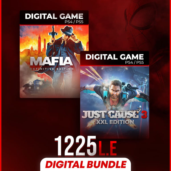 Buy Mafia Definitive Edition & just Cause 3 Ps4/ps5 (digital Bundle) in Egypt | Shamy Stores