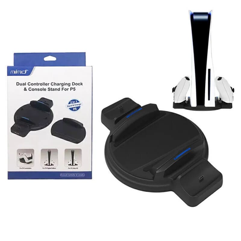 Buy Mimd Charging Dock and Console Stand for Ps5 in Egypt | Shamy Stores