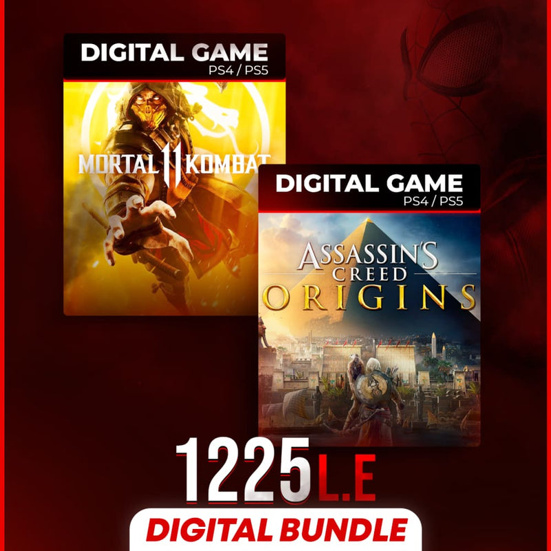 Buy Mortal Kombat 11 & Assassin’s Creed Origins Ps4/ps5 (digital Bundle) in Egypt | Shamy Stores