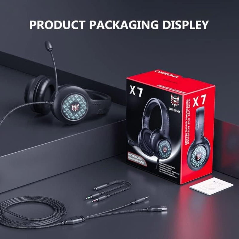 Buy Onikuma X7 Pro – High Copy Gaming Headset (ps4) in Egypt | Shamy Stores
