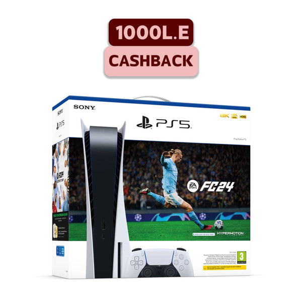 Buy Playstation 5 + Ea Sports Fc 24 Digital Code + 1 Month Warranty In Egypt | Shamy Stores