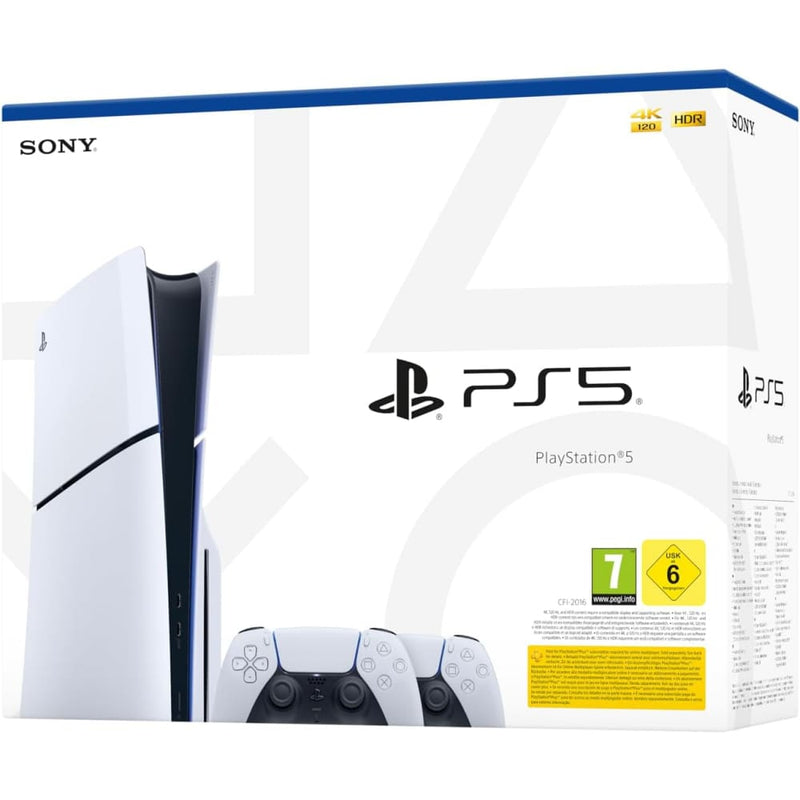 Buy Playstation 5 Slim (disc Edition) + 2 Controllers (1y Warranty) in Egypt | Shamy Stores