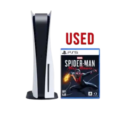 Used PlayStation 5 with Spider-Man game.