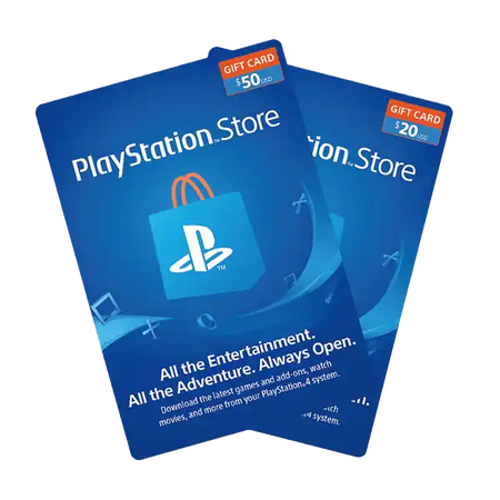 PlayStation Store gift cards.