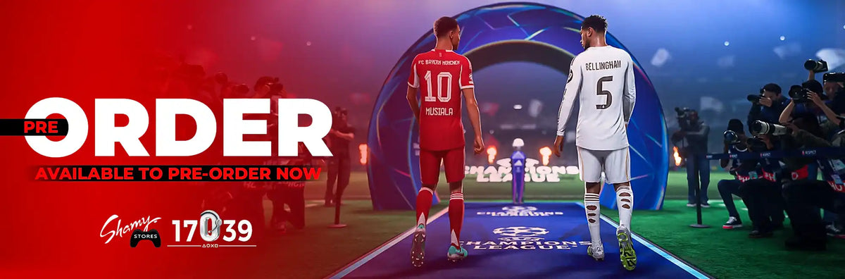 Promotional banner for a sports video game pre-order.