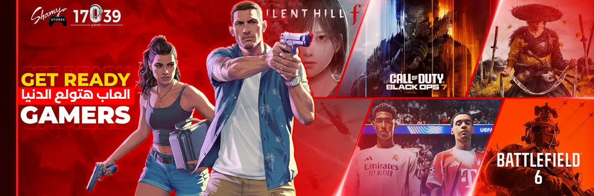 Promotional banner for video games.