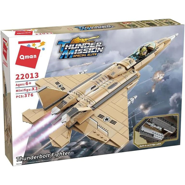 Buy Qman Thunder Mission Fighter – 376 Pcs in Egypt | Shamy Stores