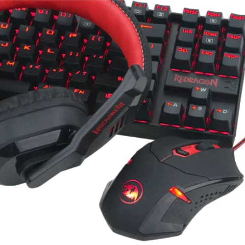 Buy Redragon K552-bb-2 Gaming Keyboard & Mouse & Headset In Egypt | Shamy Stores