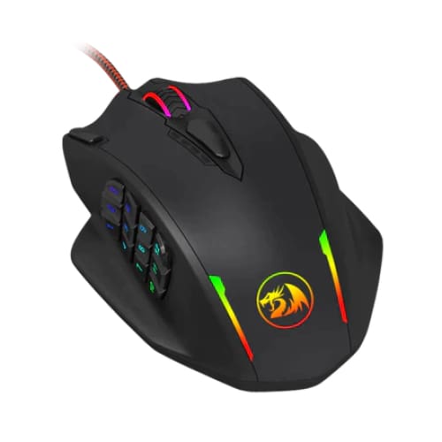 Buy Redragon M908 Impact Mmo Gaming Mouse Up to 12,400 Dpi in Egypt | Shamy Stores