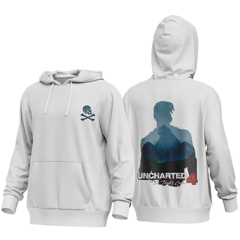 Buy Uncharted Artwork 2 Hoodie - White in Egypt | Shamy Stores