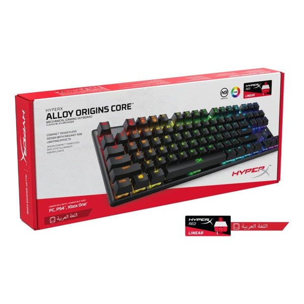 Buy Hyperx Alloy Origins Core Mechanical Gaming Keyboard Red Switches (arabic) In Egypt | Shamy Stores