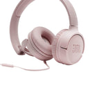Buy Jbl T500 Wired On-ear Headphones with Mic - Pink in Egypt | Shamy Stores