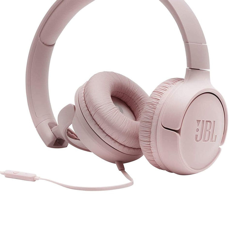 Buy Jbl T500 Wired On-ear Headphones With Mic - Pink In Egypt | Shamy Stores
