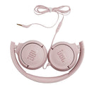 Buy Jbl T500 Wired On-ear Headphones with Mic - Pink in Egypt | Shamy Stores