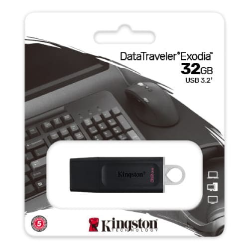 Buy Kingston Datatraveler Exodia 32gb Usb 3.2 Flash Drive In Egypt | Shamy Stores