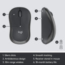 Buy Logitech Mk295 Wireless Mouse & Keyboard Kit with Silent Touch Technology in Egypt | Shamy Stores