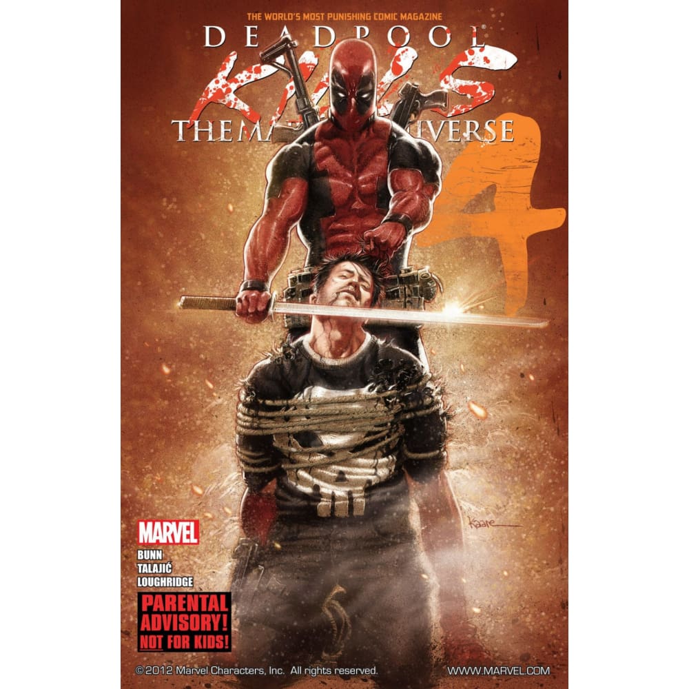 洋書 Deadpool Kills The Marvel Universe #1-4 Amazon.com: Deadpool Kills the Marvel Universe (2012) #4 (of