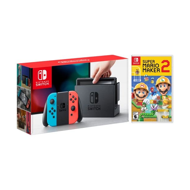 Buy Nintendo Switch V2 + Mario Game In Egypt | Shamy Stores