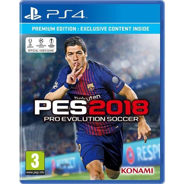 Buy Pes 18 Ar Premium Edition Ps4 - New in Egypt | Shamy Stores