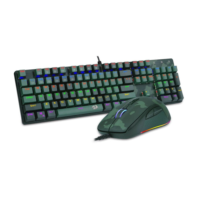 Buy Redragon Caminc Essentials S108 Keyboard & Mouse Set In Egypt | Shamy Stores