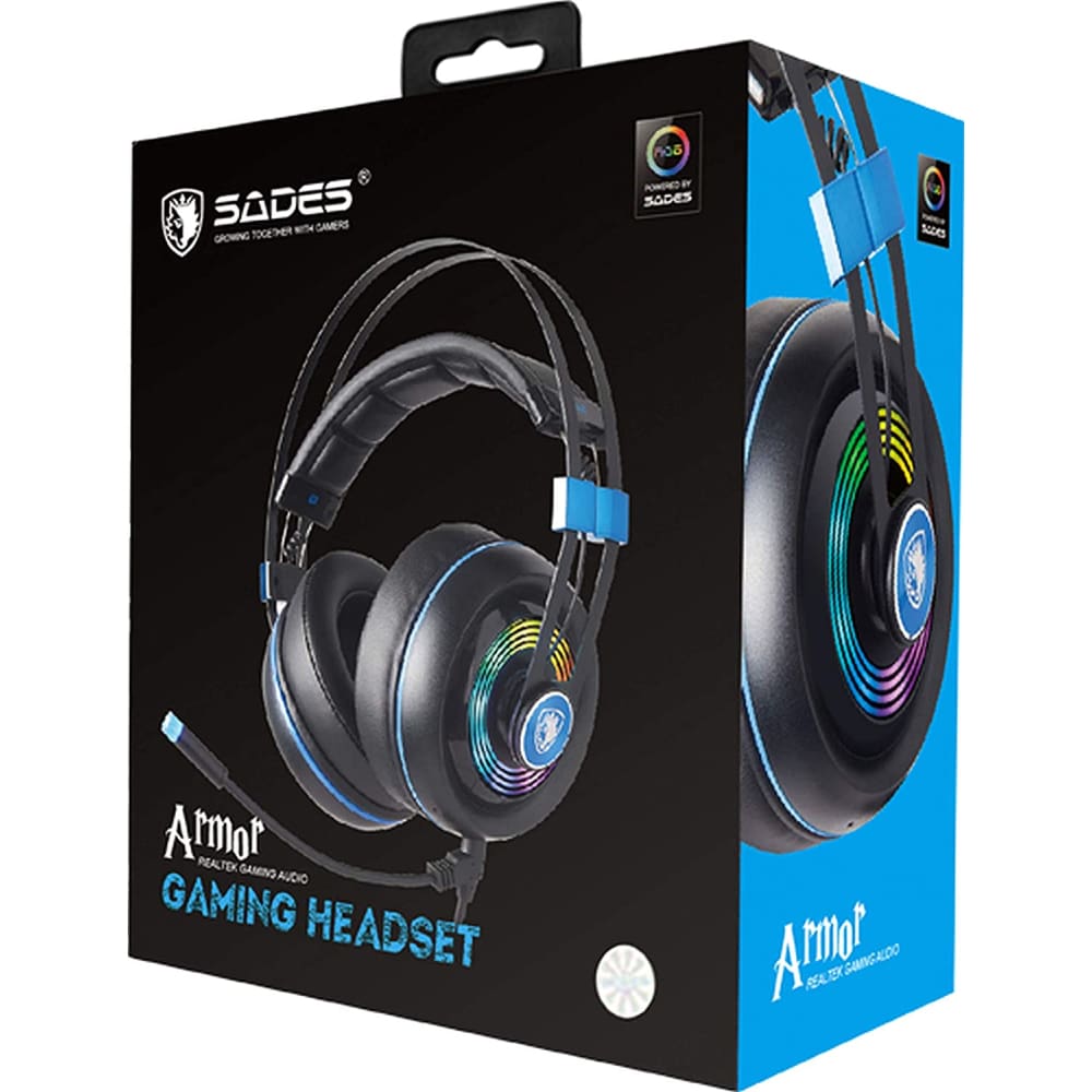 Buy Sades Armor Realtek Audio 7.1 USB RGB LED Gaming Headset in Egypt ...