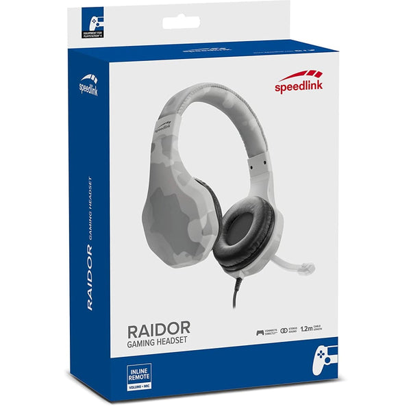 Buy Speedlink Raidor Stereo Headset With Mic For Ps4 Black In Egypt | Shamy Stores