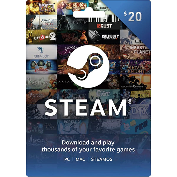 Buy Steam Gift Card 20$ Usa In Egypt | Shamy Stores